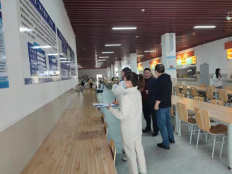 南充市市场监督管理局来我校开展食品安全专项检查